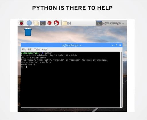 Python is there to help