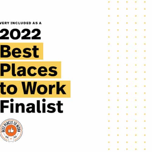 Very Named a Finalist in Best Places To Work Award Program