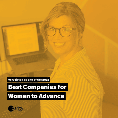 Very Named to Parity.org Best Companies for Women to Advance List 2021
