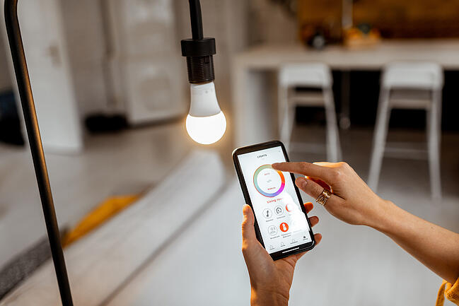 smart light bulb app