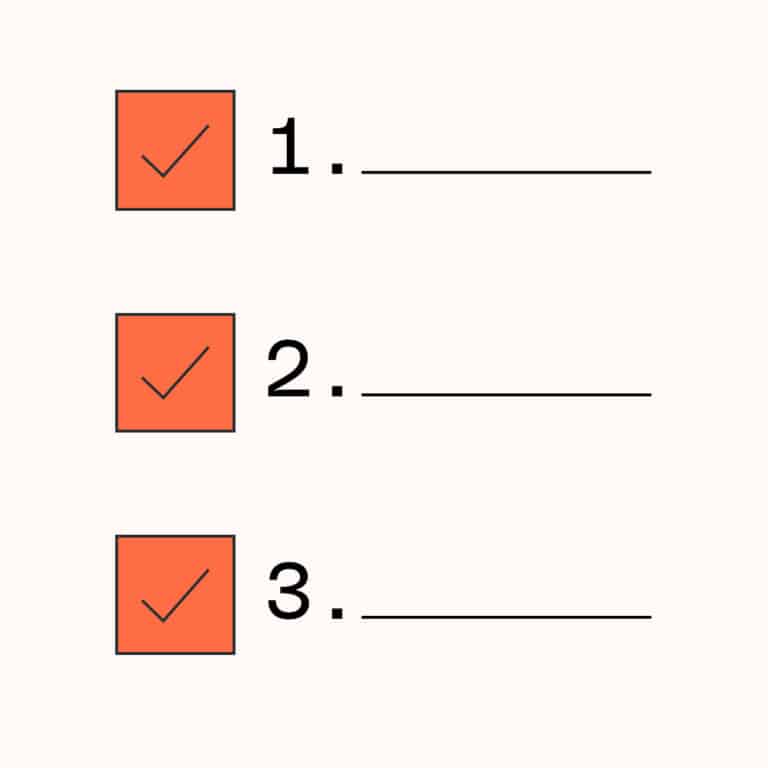 iot prototyping checklist with 3 items