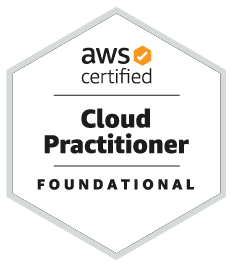 AWS certification badge